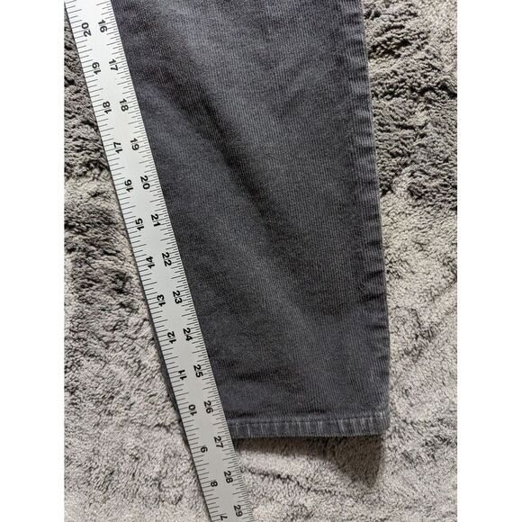J. Crew Tapered Leg Corduroy Pants Women's Size 31 Gray - Picture 7 of 11